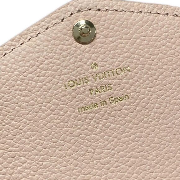 Auth LOUIS VUITTON Portefeuille Sara M83443 Pink Opal Monogram Empreinte - - Picture 6 of 12